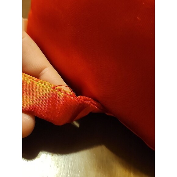 Rare Hairy Red Devil Pillow Photo Holder, Horns, Tails, Decor, Goth Punk Feather - Picture 4 of 8